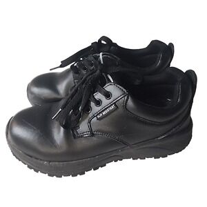 NAUTILUS WOMEN'S SKIDBUSTER Slip Resistant  Black WORK SHOES - SOFT TOE‎ Size 6